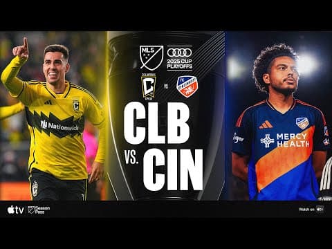 Columbus Crew vs. FC Cincinnati | Full Match Highlights | 2025 Audi MLS Cup Playoffs
