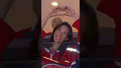 Charlotte Cardin at the Bell Centre for Game 3 #Shorts #NHL