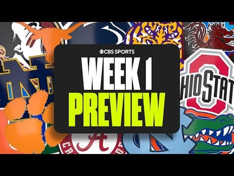 College Football Week 1 Preview: No. 8 Alabama vs Florida State, Expectations for DJ Lagway & MORE