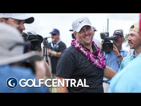 Emotional Chris Gotterup on Sony Open win: 'You couldn't dream up a better start' | Golf Channel