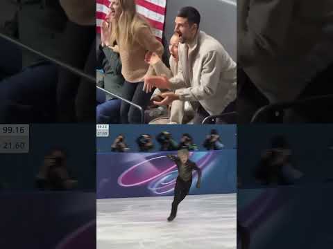 Ilia Malinin even had Novak Djokovic on his feet 🎾