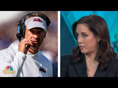 Will Lane Kiffin decide Ole Miss, LSU or Florida for his future? | Big Ten on NBC