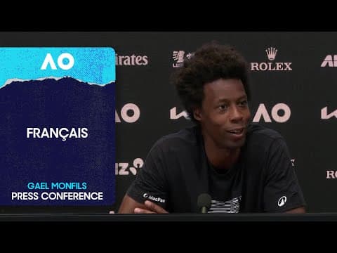 Gael Monfils Press Conference in Français| Australian Open 2026 First Round