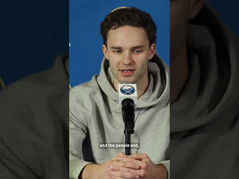 Norris on settling into Buffalo 🤝 #buffalosabres #joshnorris #nhl