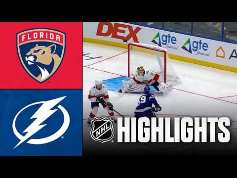 NHL Preseason Highlights | Panthers vs. Lightning | October 2, 2025