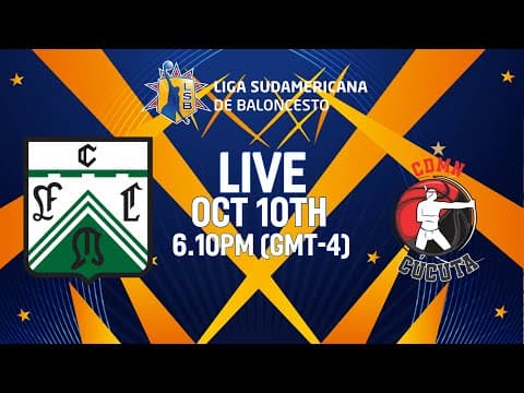 LIVE - Ferro v Motilones | Liga Sudamericana de Baloncesto FIBA 2025  | Group Phase