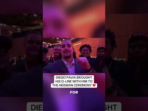 Diego Pavia brought the O-Line with him ❤️