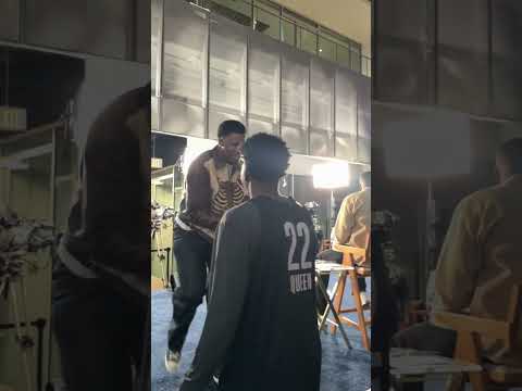 Derik Queen finds Rudy Gay 2026 NBA All-Star Weekend #risingstars #nba #allstar #pelicans