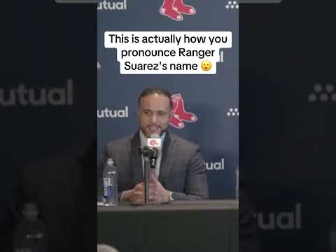 Ranger Suarez says his name is actually pronounced 'Rahn-hair' not 'Ranger' (via @redsox/TT)