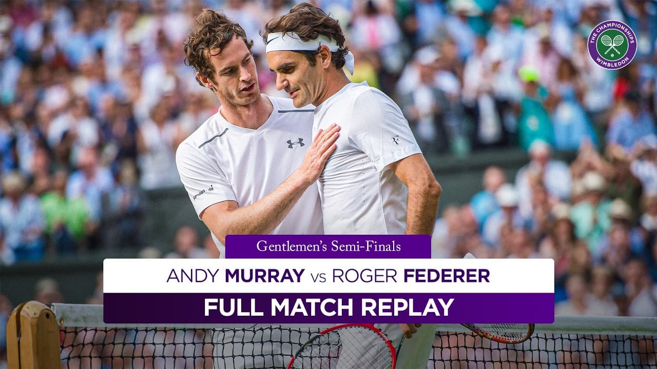 Andy Murray vs Roger Federer | Wimbledon 2015 Semi-finals | Full Match Replay