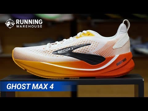 Brooks Ghost Max 4 First Look | Lighter Weight Design With Even More Comfort!!
