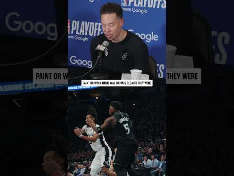 In attack mode for 48 mins 🏰 #spurs #playoffs #nba #stephoncastle
