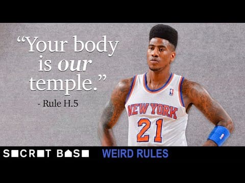 This subjectively enforced rule left an NBA player with a bald spot