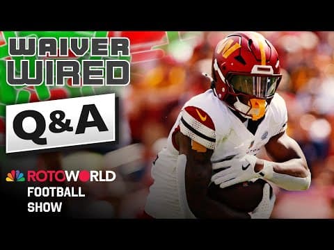 NFL Fantasy Football Q&A w/ RotoPat, Kyle Dvorchak (9/8/25) | Rotoworld Football Show | NBC Sports