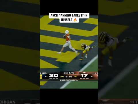 Arch runs it in 🏈