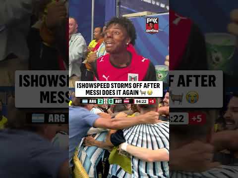 @IShowSpeedsui has called it a day after Messi scored his second