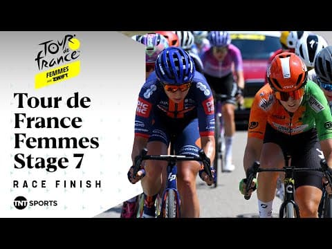 FAIRYTALE WIN! 👏 | Tour de France Femmes Stage 7 Final KM's | TNT Sports Cycling