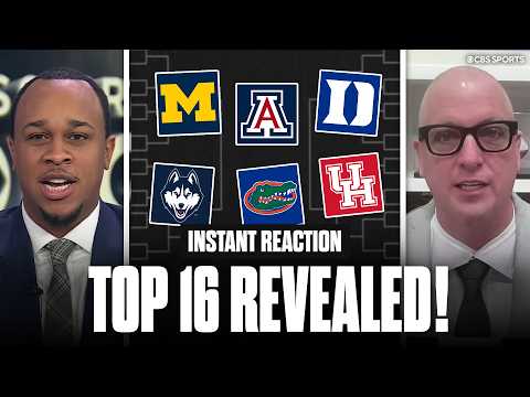 Top 16 REVEALED! Did the committee get it right? 🤔 | 2026 NCAA Tournament Bracket Preview