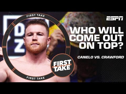 Stephen A. has WHO getting KO?  Canelo vs. Crawford PREVIEW 🥊 I First Take