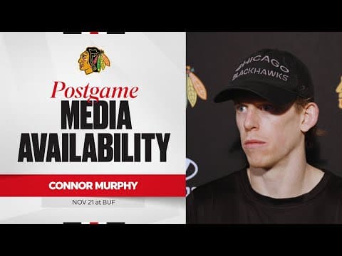"Unacceptable on our part." | Connor Murphy Postgame 11.21.25