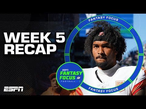 Week 5 Recap: Backup RBs SHINE & MASSIVE Duds | Fantasy Focus 🏈