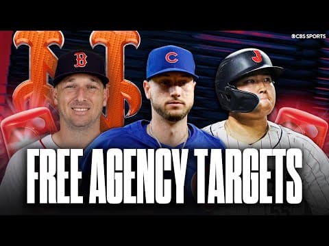 Who should the Mets TARGET after losing Pete Alonso, Edwin Diaz & Brandon Nimmo? 🤔 | MLB Free Agency
