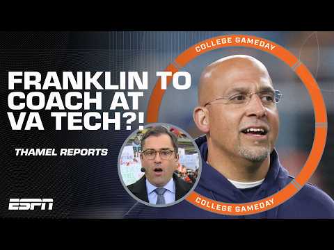 BREAKING 🚨 James Franklin in early stages of talks to become VA Tech head coach | College GameDay