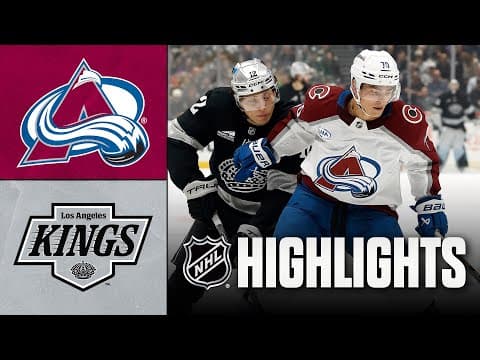 NHL Highlights | Avalanche vs. Kings | October 07, 2025