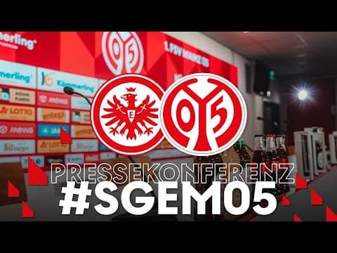 Die PK vor dem Spiel in Frankfurt | #SGEM05 | #05ertv | Saison 2025/26