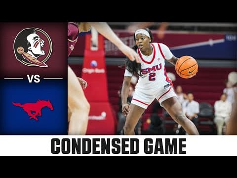 Florida State vs. SMU Condensed Game | 2025-26 ACC Women's Basketball
