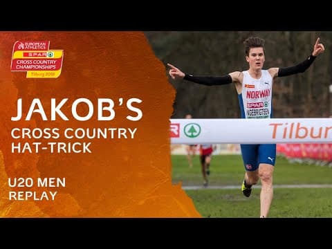 Jakob Ingebrigtsen's 🇳🇴 HAT-TRICK | U20 European Cross Country 2018 REPLAY