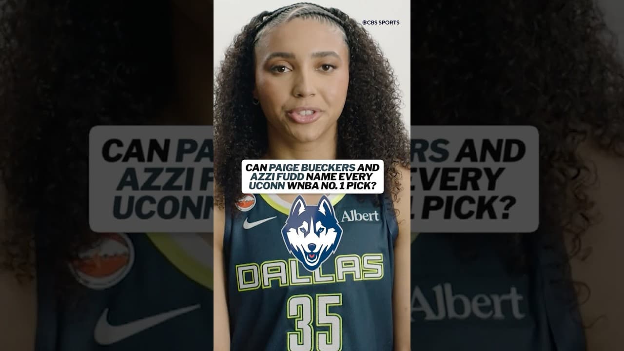 Can Paige Bueckers and Azzi Fudd name every WNBA No. 1 overall pick from UConn? #wnba #uconn