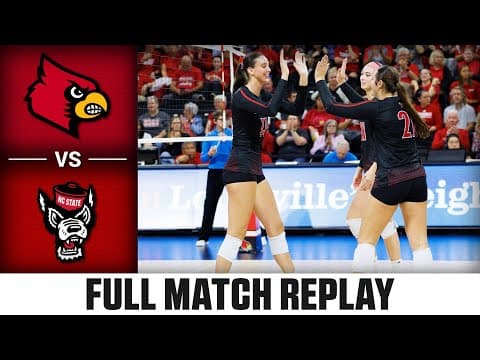 Louisville vs. NC State Full Match Replay | 2025 ACC Volleyball