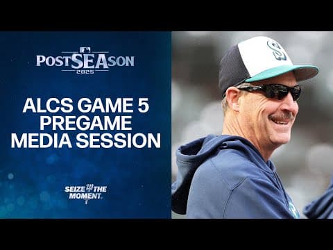 Mariners ALCS Game 5 Pregame News Conference