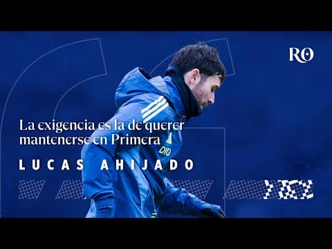 Rueda de Prensa Lucas Ahijado