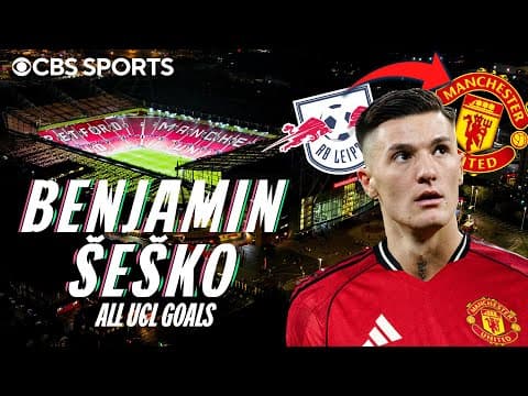 Welcome to MANCHESTER UNITED - Benjamin Šeško | ALL GOALS in the UCL | MASSIVE TRANSFER 👀