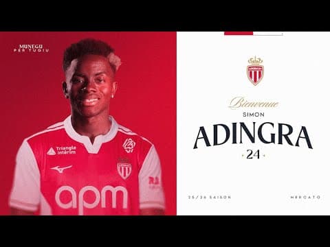 LIVE 🎙️-  Présentation Simon Adingra