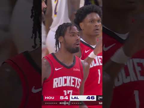 SLICK Tari dime to Amen for the plus 1️⃣ #rockets