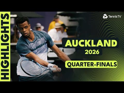 Mensik Faces Mpetshi Perricard; Shelton vs Baez | Auckland 2026 Quarter-Final Highlights Continued