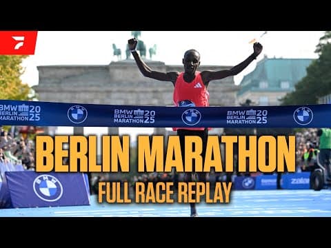 Sabastian Sawe Sets Blazing Time In High Heat | 2025 Berlin Marathon Full Race Replay