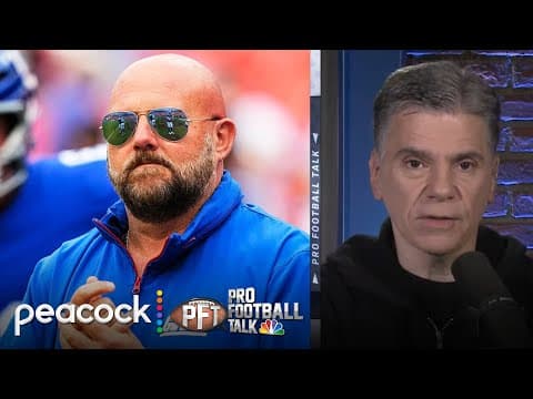 Brian Daboll made decision to start Jaxson Dart over Russell Wilson | Pro Football Talk | NFL on NBC