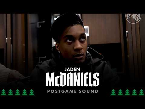 "I Trust The Work I Put In." | Jaden McDaniels Postgame Sound | 1.29.26