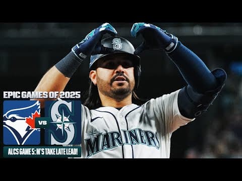 FULL GAME: Cal Raleigh homers late, Eugenio Suárez grand slam propel Mariners to ALCS Game 5 win!