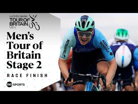 ANOTHER FINE PERFORMANCE! 👏 | 2025 Tour Of Britain Stage 2 Final KM's | TNT Sports Cycling