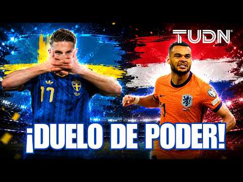 ¡Dos Potencias Ofensivas Cara a Cara! Suecia y Países Bajos por el Liderato del Grupo F | TUDN