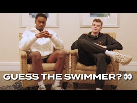 Joshua Liendo and Hubert Kos went head-to-head in Guess The Swimmer! 👀| Swimming World Cup 2025