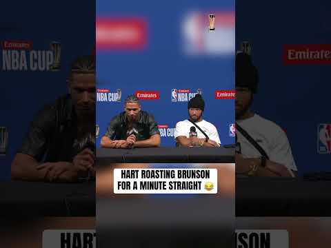 The reporter gave Josh a layup here 😂