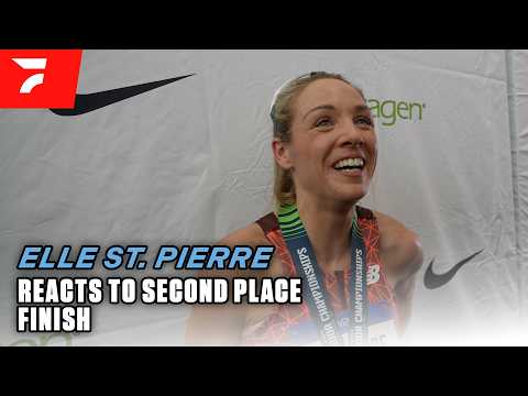 Elle St. Pierre Reacts to 2nd Place in 3000m | USATF Indoor Championships