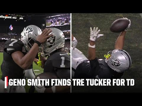 Tre Tucker punches it in for the Raiders touchdown 💪 | NFL on ESPN