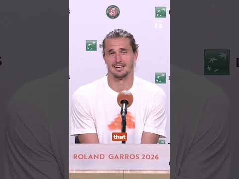 Sascha has one goal in mind 🏆 #rolandgarros #tennis #zverev #favorite